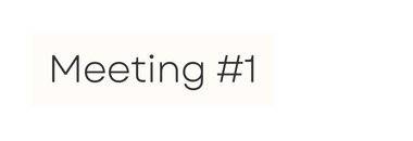 Meeting 1